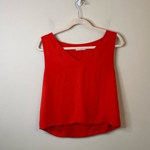 Aritzia Red Sleeveless Top